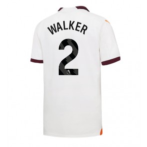 Manchester City Kyle Walker #2 Venkovní Dres 2023-24 Krátký Rukáv